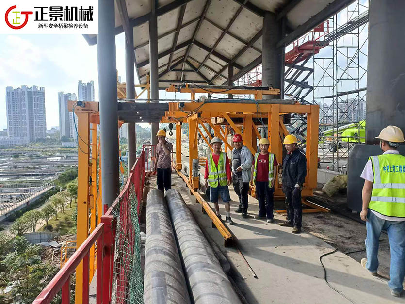 橋梁排水管安裝車