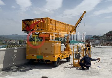 橋梁排水管安裝車三代機(jī)早期型號